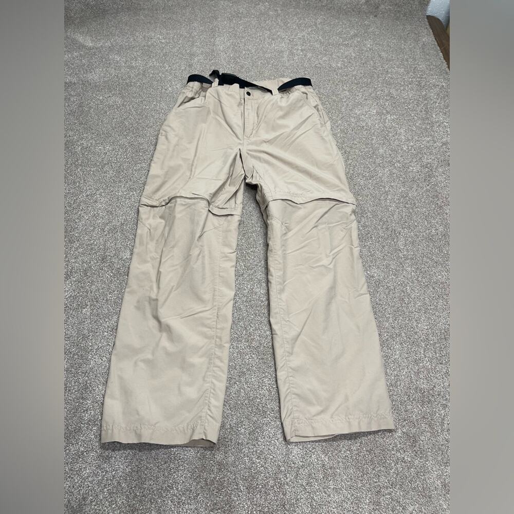 gorpcore Koppen convertible hiking pants Large no fly zone cream outdoor Nylon